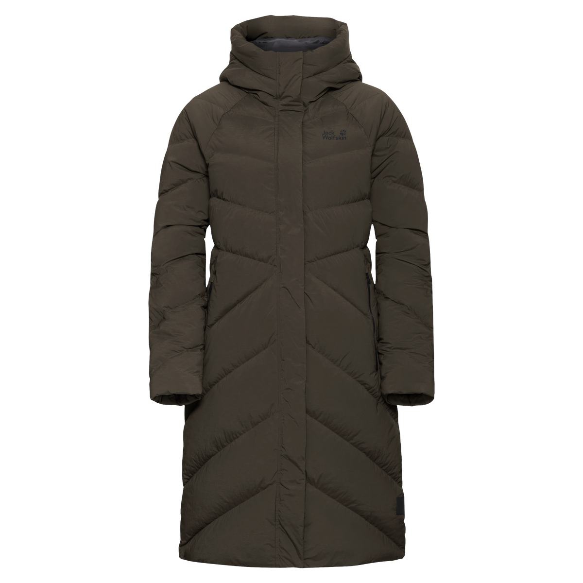 Jack Wolfskin MARIENPLATZ down coat women – Obsidian Moss