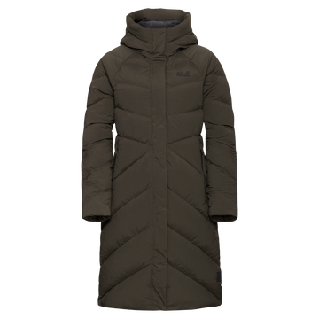 Jack Wolfskin MARIENPLATZ down coat women – Obsidian Moss
