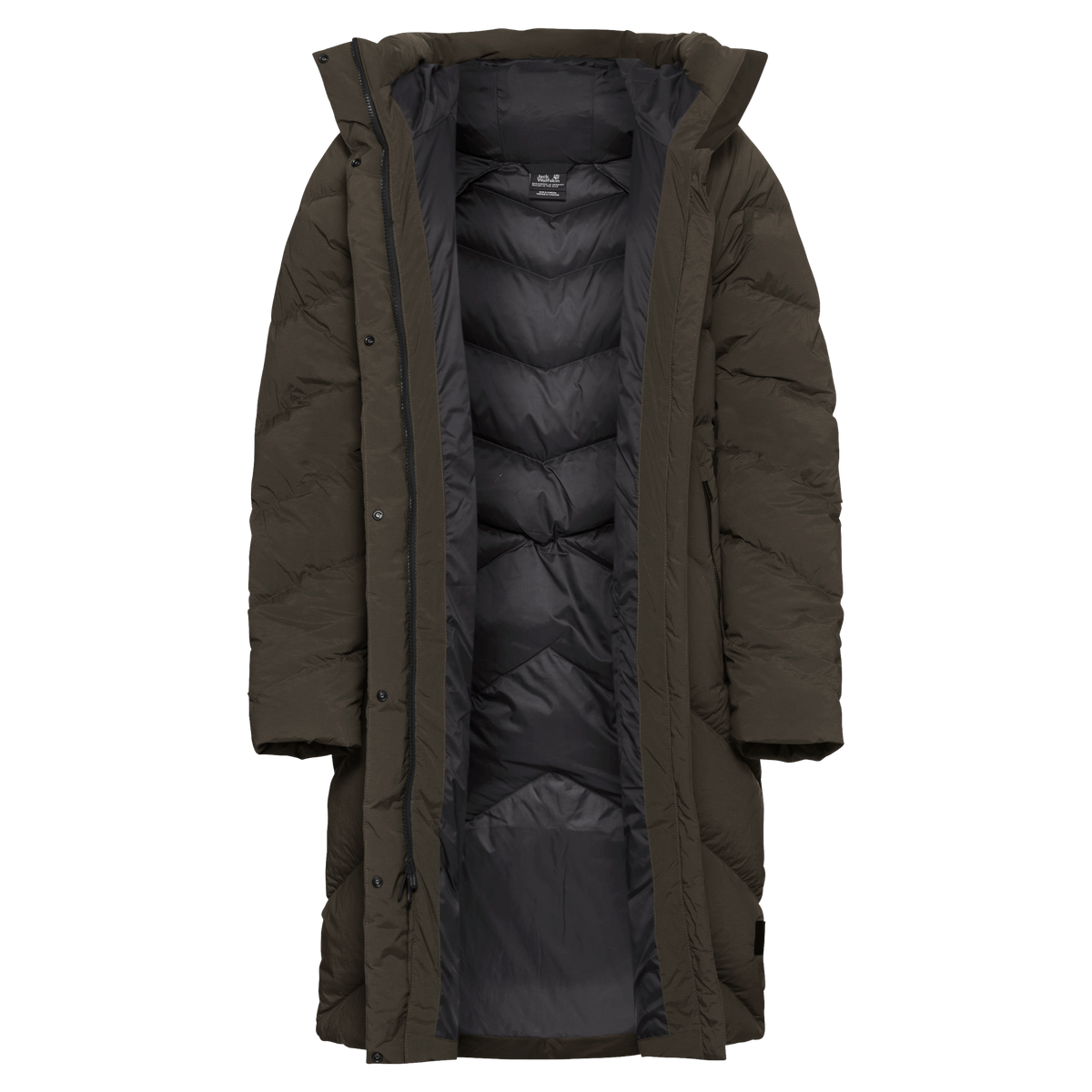 Jack Wolfskin MARIENPLATZ down coat women – Obsidian Moss