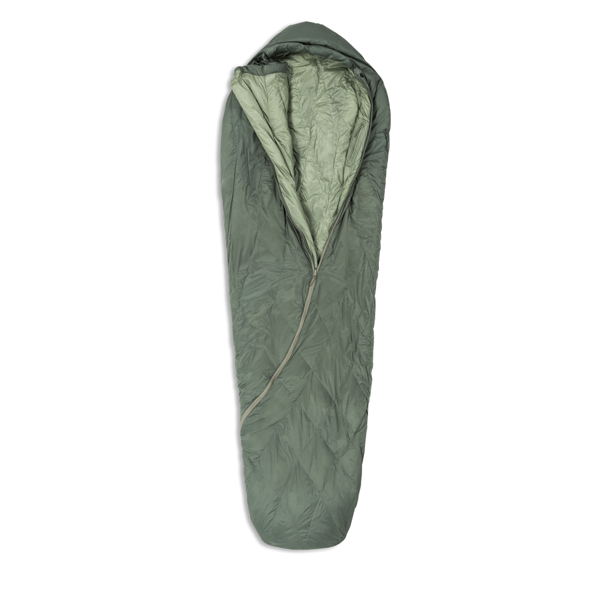 Jack Wolfskin ATHMOS DOWN +5 Daunenschlafsack 195 cm – Picnic Green