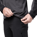 Mountain Equipment M FRONTIER JACKET - Anvil Grey - Black S Softshells - PeakStyle