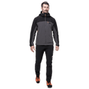 Mountain Equipment M FRONTIER JACKET - Anvil Grey - Black S Softshells - PeakStyle