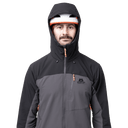 Mountain Equipment M FRONTIER JACKET - Anvil Grey - Black S Softshells - PeakStyle