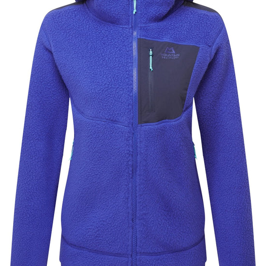 Mountain equipment w highpile hooded jacket