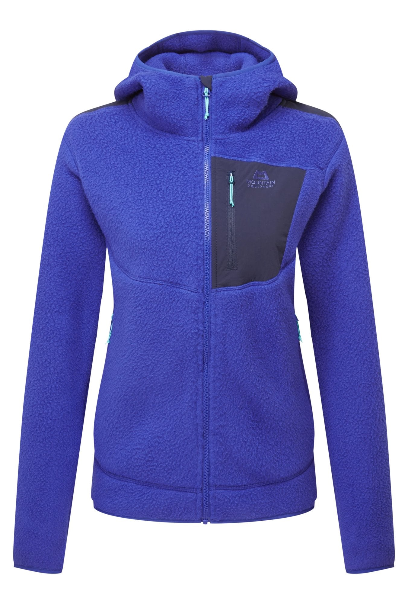 Mountain equipment w highpile hooded jacket