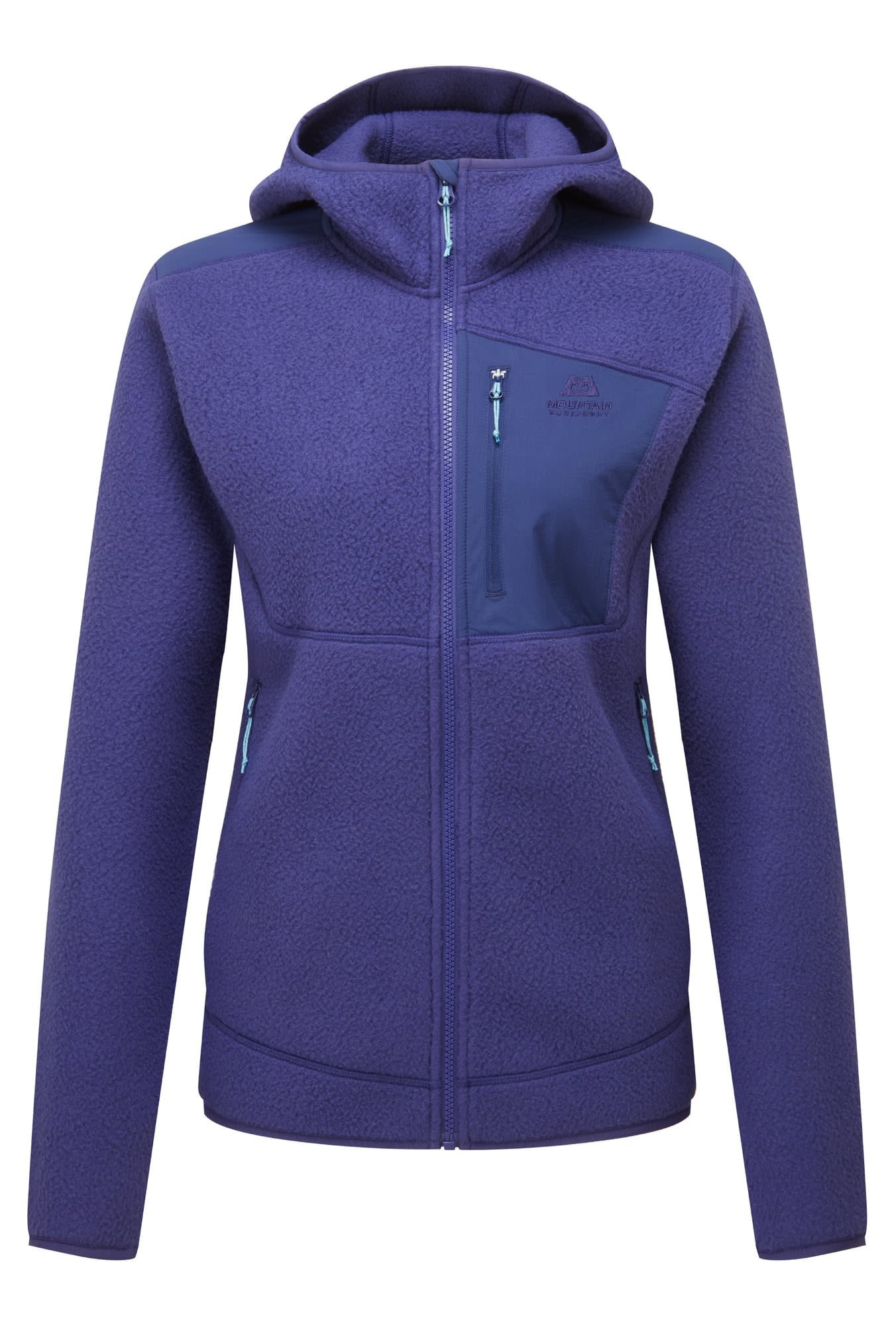 Mountain equipment w highpile hooded jacket