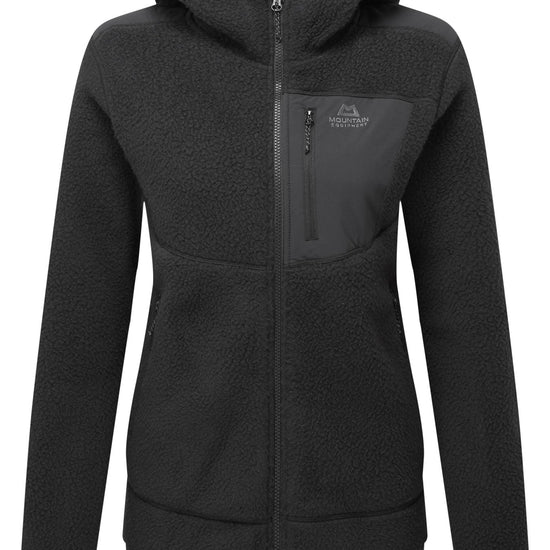 Mountain equipment w highpile hooded jacket