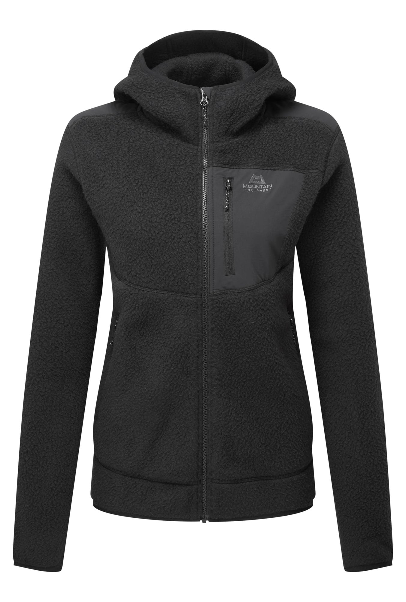 Mountain equipment w highpile hooded jacket