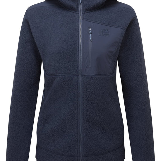 Mountain equipment w highpile hooded jacket