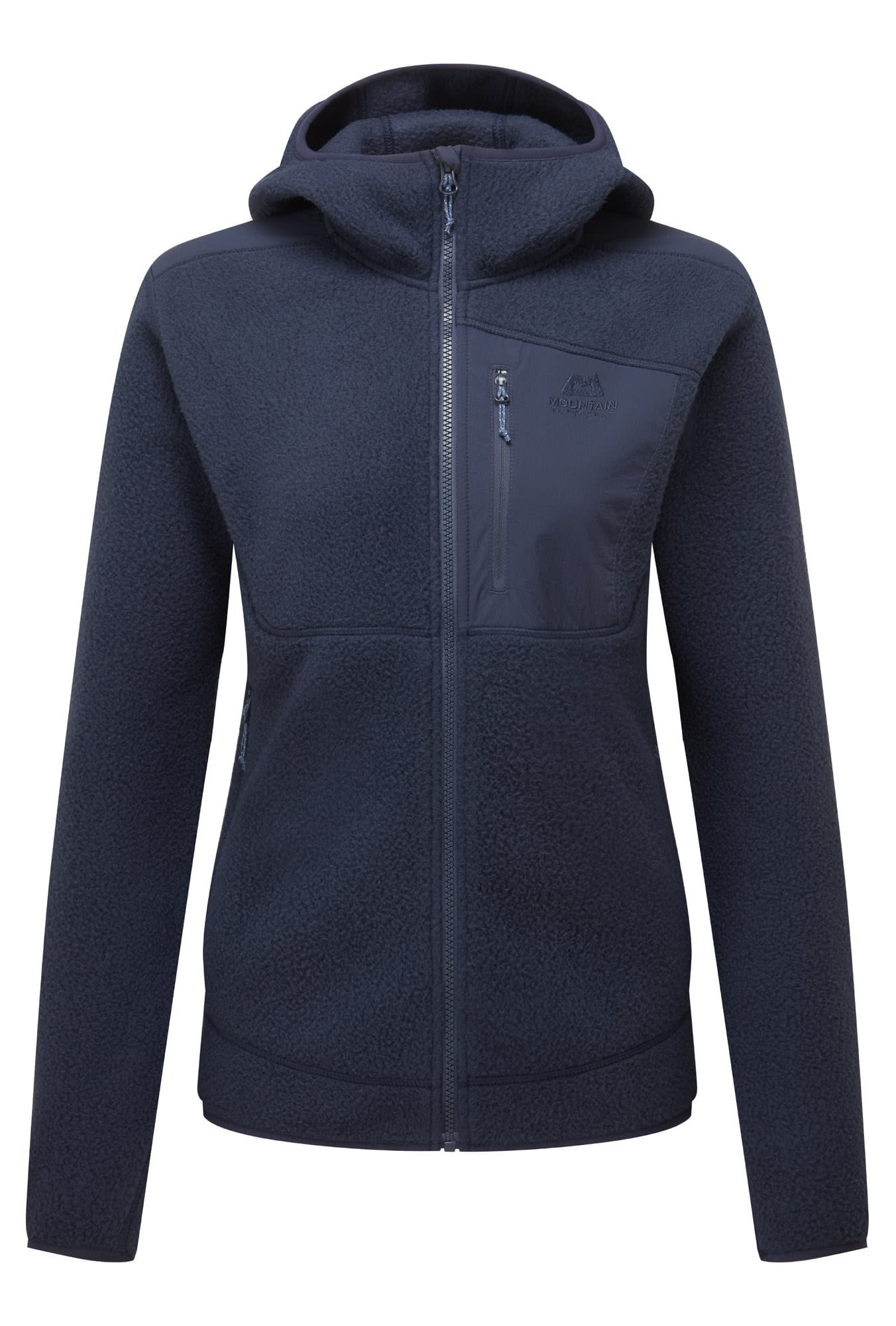 Mountain equipment w highpile hooded jacket