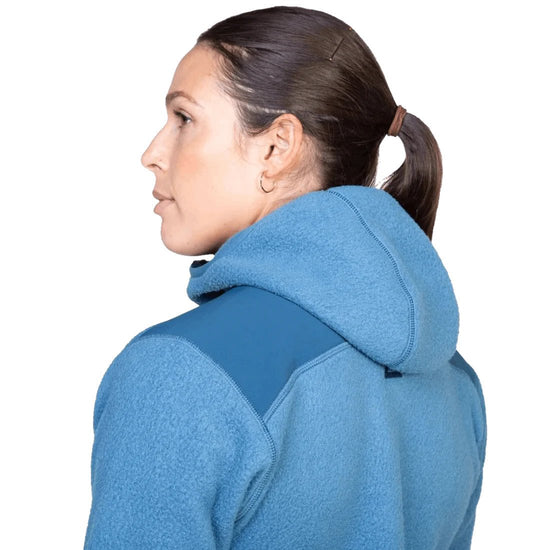 Mountain equipment w highpile hooded jacket