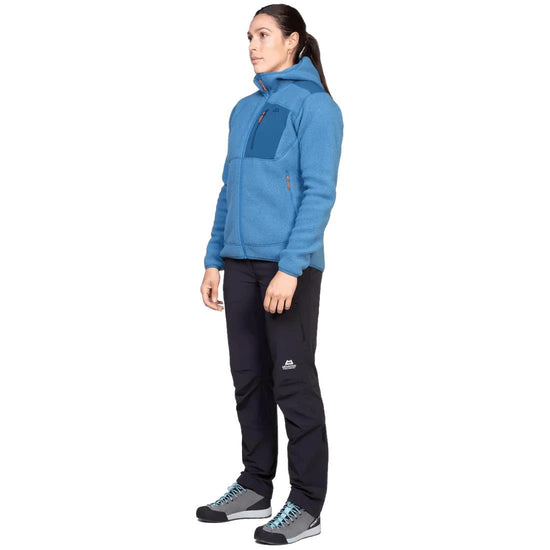 Mountain equipment w highpile hooded jacket