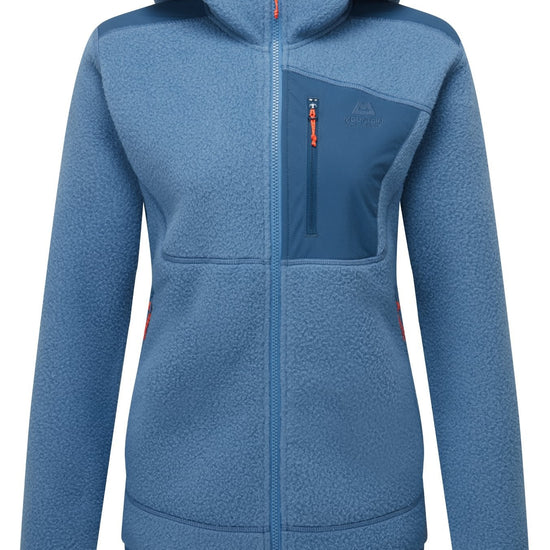Mountain equipment w highpile hooded jacket