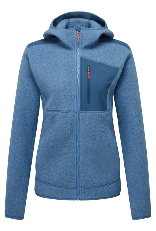 Mountain equipment w highpile hooded jacket
