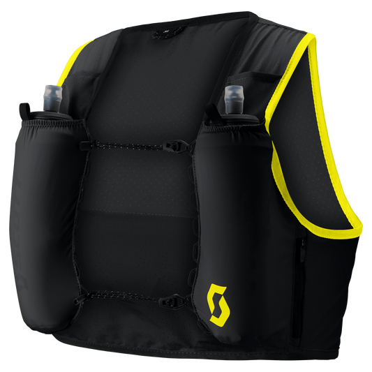 SCOTT RC Light TR' 2 Trinkrucksack – Black - Safety yellow – Packshot/Hero