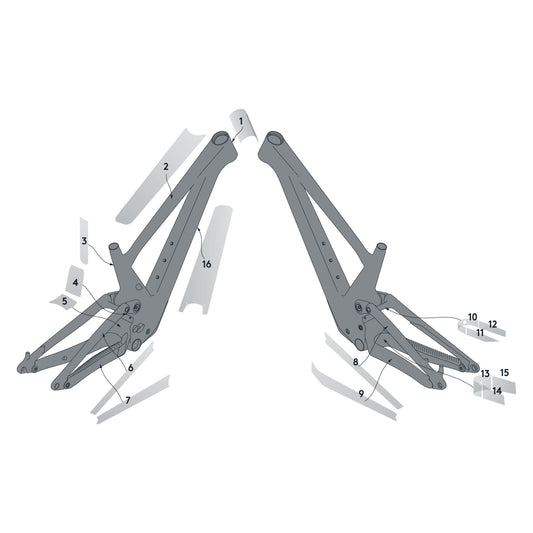 Syncros GENIUS CARBONRAHMEN SCHUTZ-SET