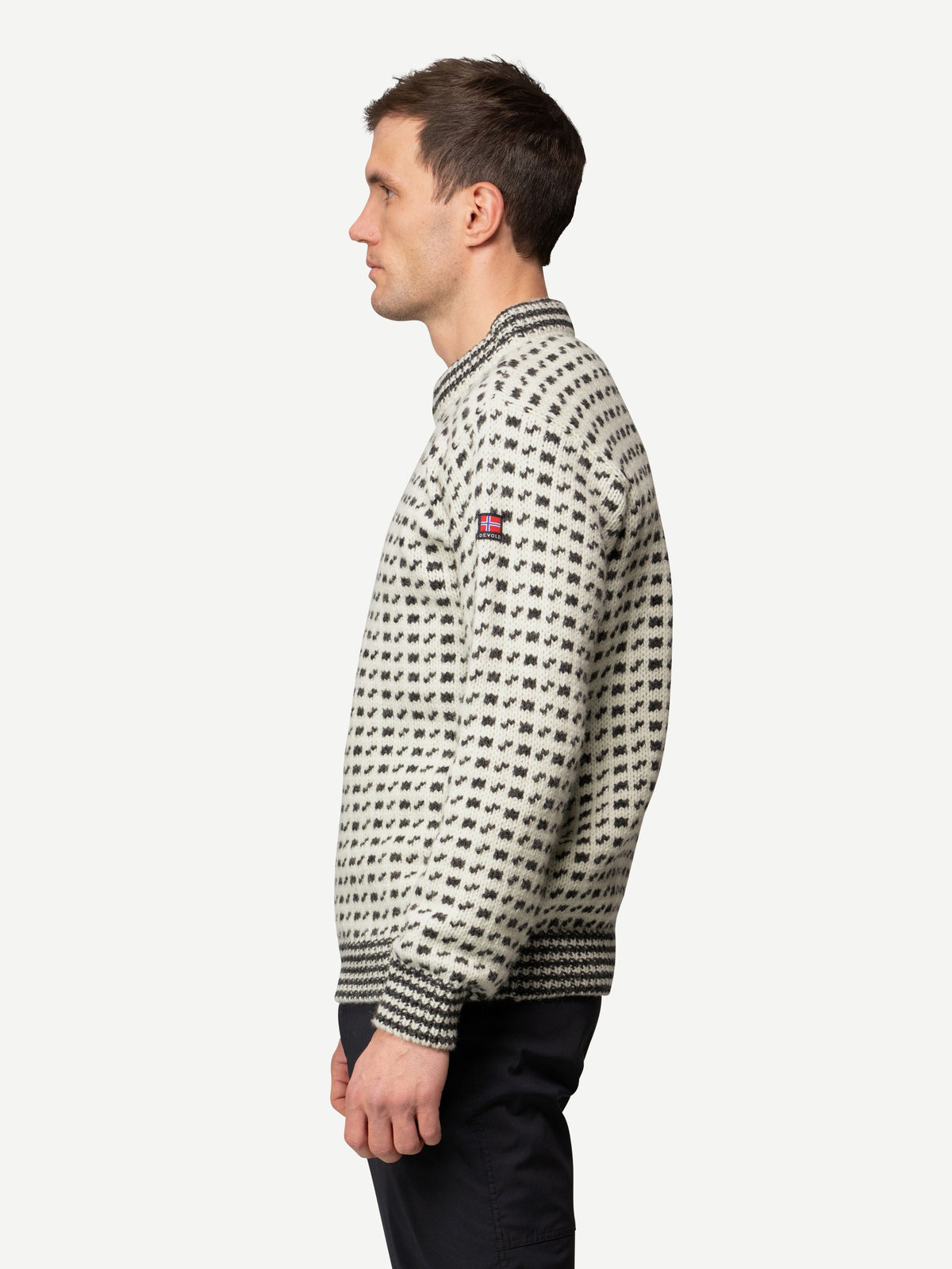 Devold ORIGINAL ISLENDER Offwhite - Anthracite | Ansicht 3