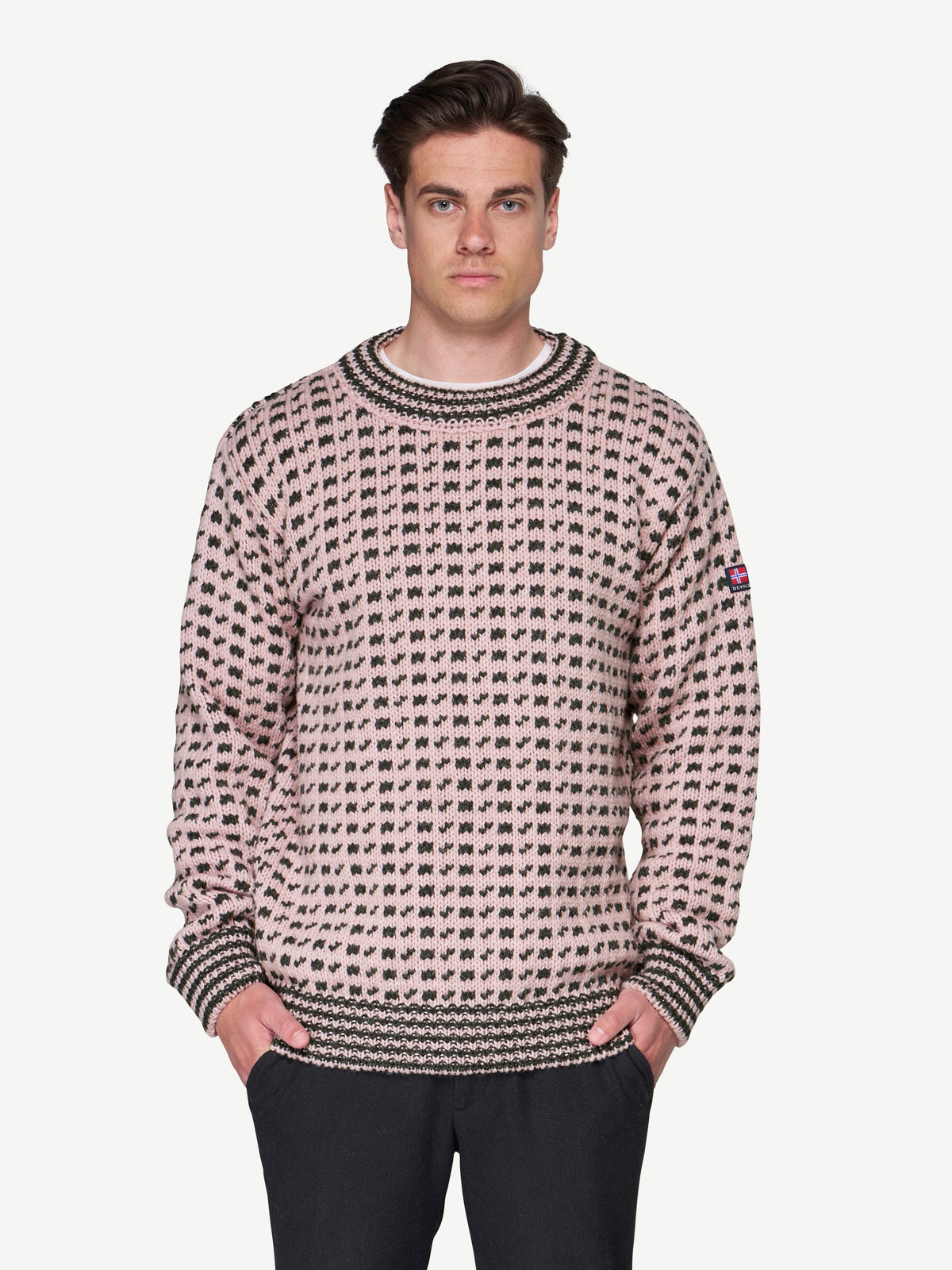Devold ORIGINAL ISLENDER Chalk Pink - Anthracite | Ansicht 2