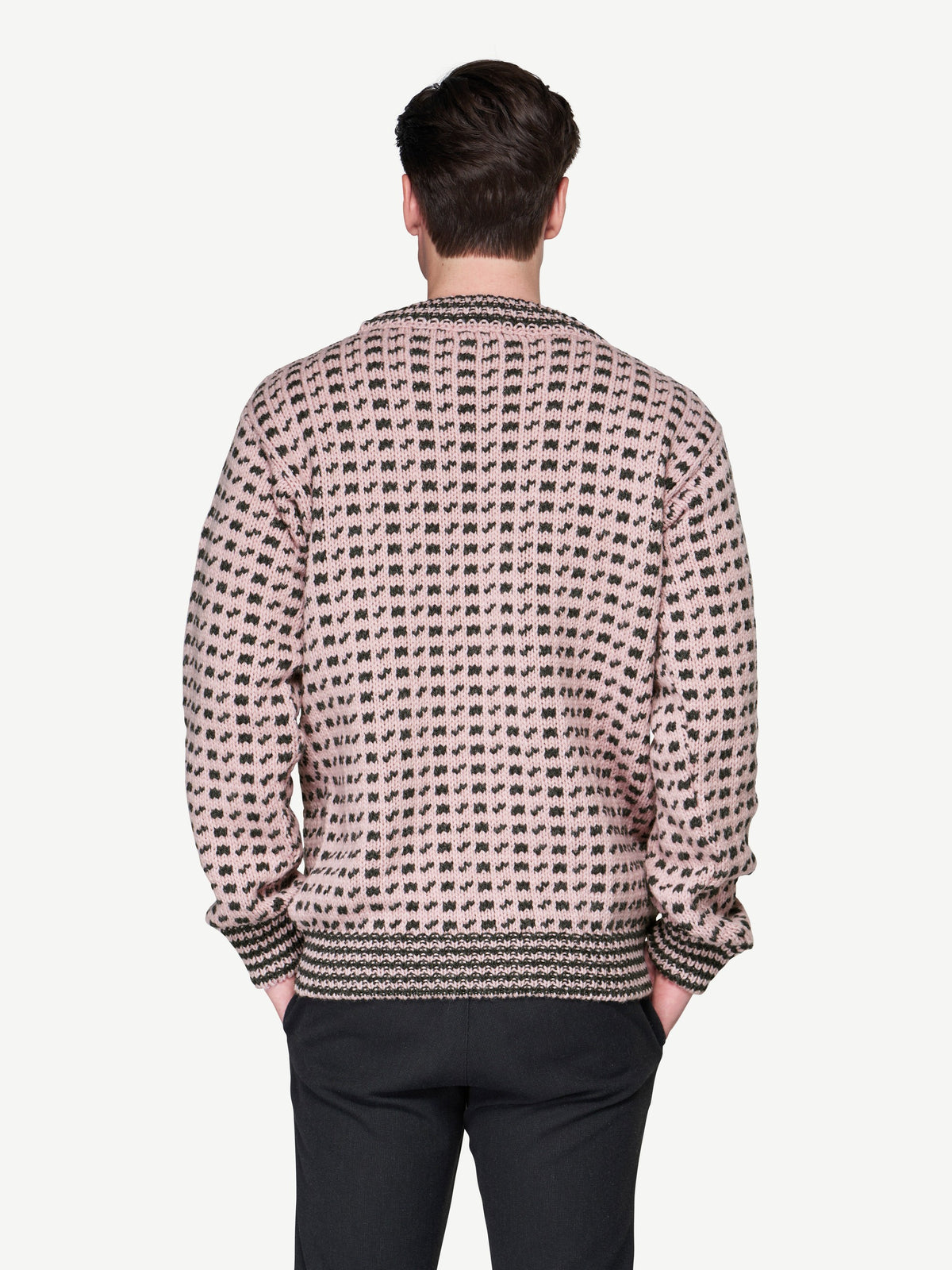 Devold ORIGINAL ISLENDER Chalk Pink - Anthracite | Ansicht 4