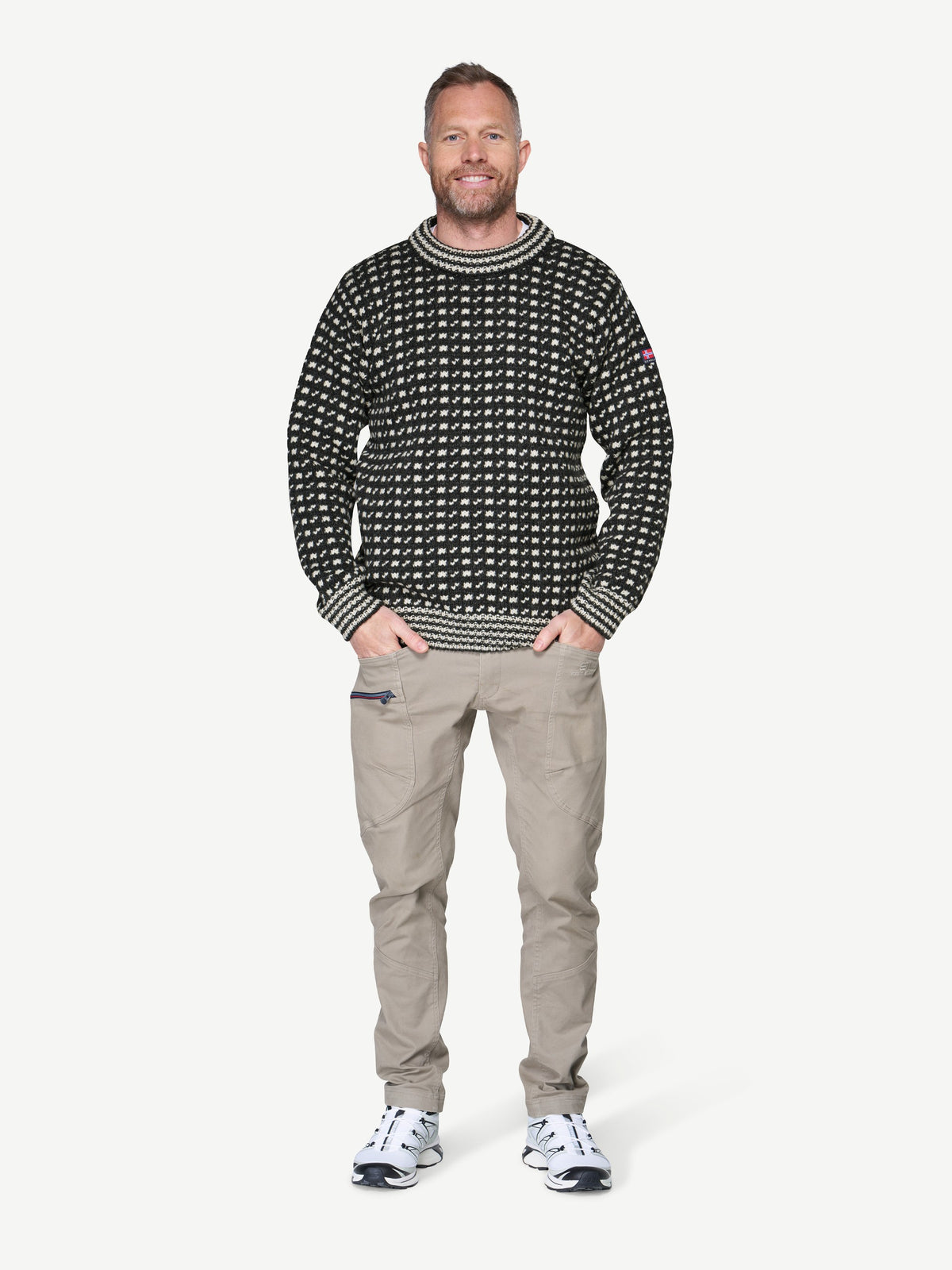 Devold ORIGINAL ISLENDER Anthracite - Offwhite | Ansicht 5