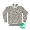Devold SVALBARD ZIP NECK Offwhite - Anthracite | Packshot