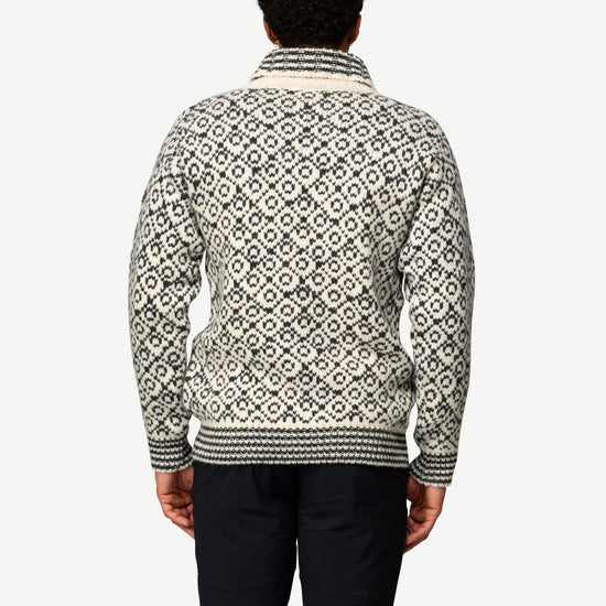Devold SVALBARD ZIP NECK Offwhite - Anthracite | Ansicht 4