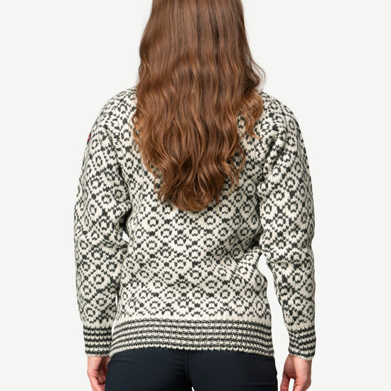 Devold SVALBARD ZIP NECK Offwhite - Anthracite | Ansicht 8