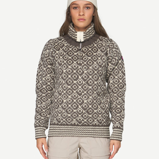 Devold SVALBARD ZIP NECK Falcon - Offwhite | Ansicht 2