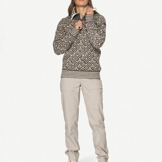 Devold SVALBARD ZIP NECK Falcon - Offwhite | Ansicht 5