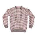 Devold ORIGINAL ISLENDER WOOL SWEATER CHALK PINK/ANTHRACITE S - PeakStyle