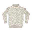 Devold SVALBARD WOOL HIGH NECK OFFWHITE/GREY L - PeakStyle
