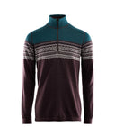 Aclima M DESIGNWOOL MARIUS MOCK NECK ZIP - PeakStyle