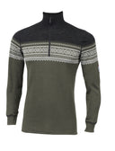 Aclima M DESIGNWOOL MARIUS MOCK NECK ZIP - PeakStyle