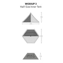 Bach HALF - SIZE INNER TENT WICKIUP 3 - PeakStyle