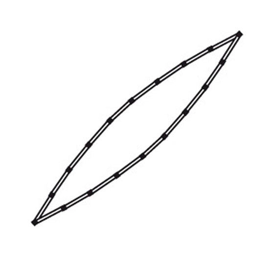 Bergans INNER CHINE ROD TO 18.5' - bei PeakStyle