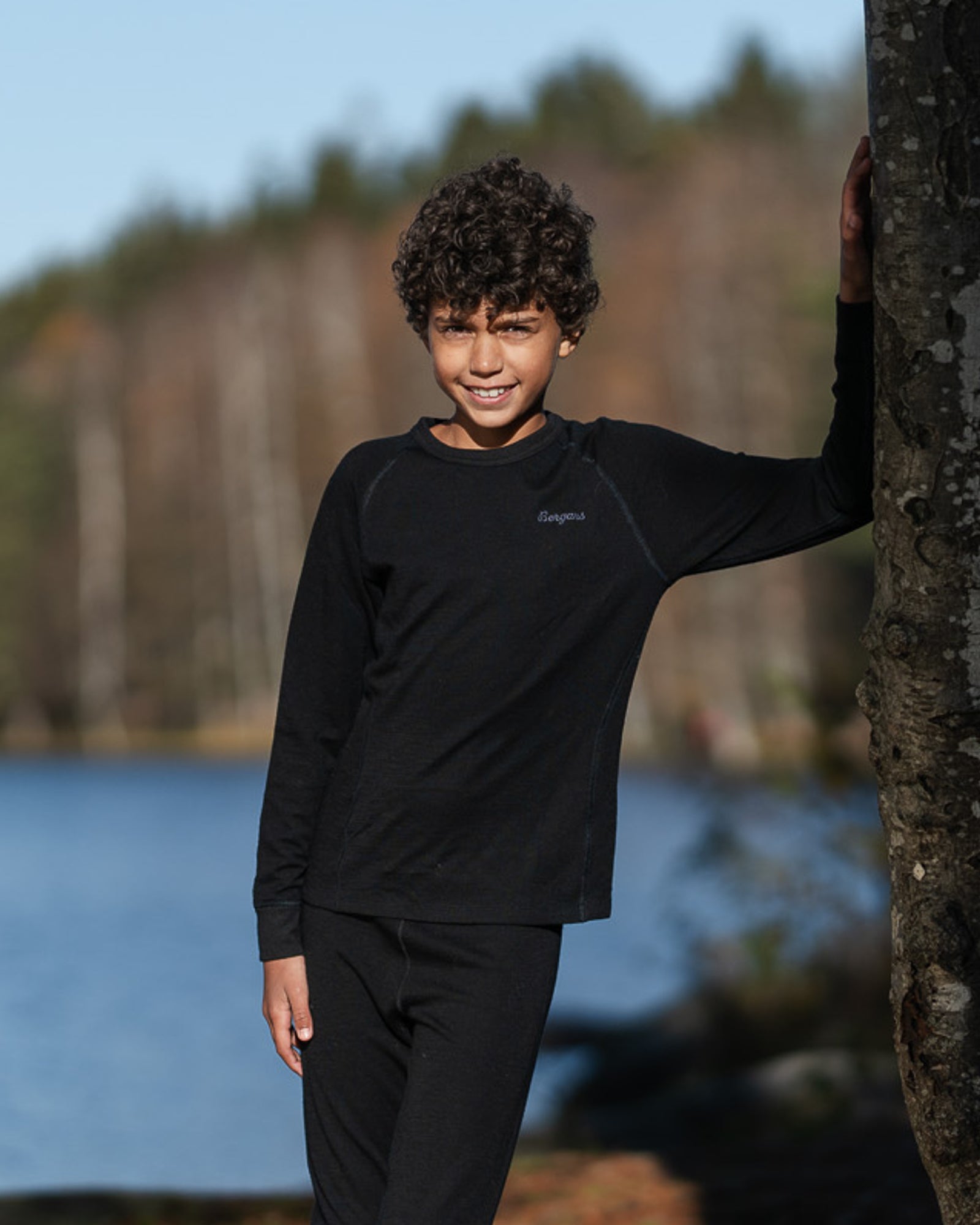 Bergans INNER:DUAL MERINO JUNIOR LONG SLEEVE - Unterwäsche bei PeakStyle