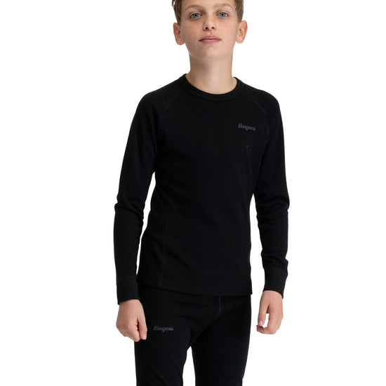 Bergans INNER:DUAL MERINO JUNIOR LONG SLEEVE - Unterwäsche bei PeakStyle
