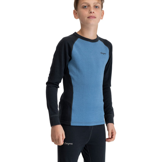 Bergans INNER:DUAL MERINO JUNIOR LONG SLEEVE - Unterwäsche bei PeakStyle