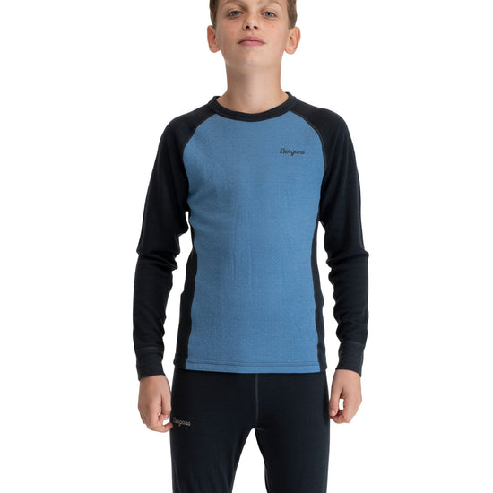 Bergans INNER:DUAL MERINO JUNIOR LONG SLEEVE - Unterwäsche bei PeakStyle