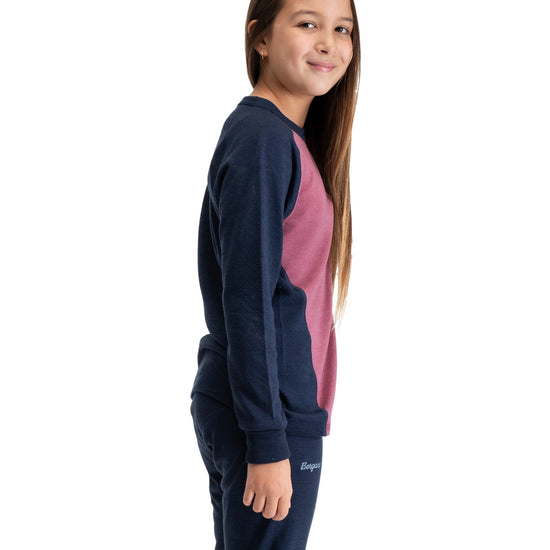 Bergans INNER:DUAL MERINO JUNIOR LONG SLEEVE - Unterwäsche bei PeakStyle