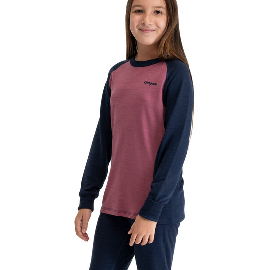 Bergans INNER:DUAL MERINO JUNIOR LONG SLEEVE - Unterwäsche bei PeakStyle