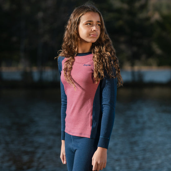 Bergans INNER:DUAL MERINO JUNIOR LONG SLEEVE - Unterwäsche bei PeakStyle