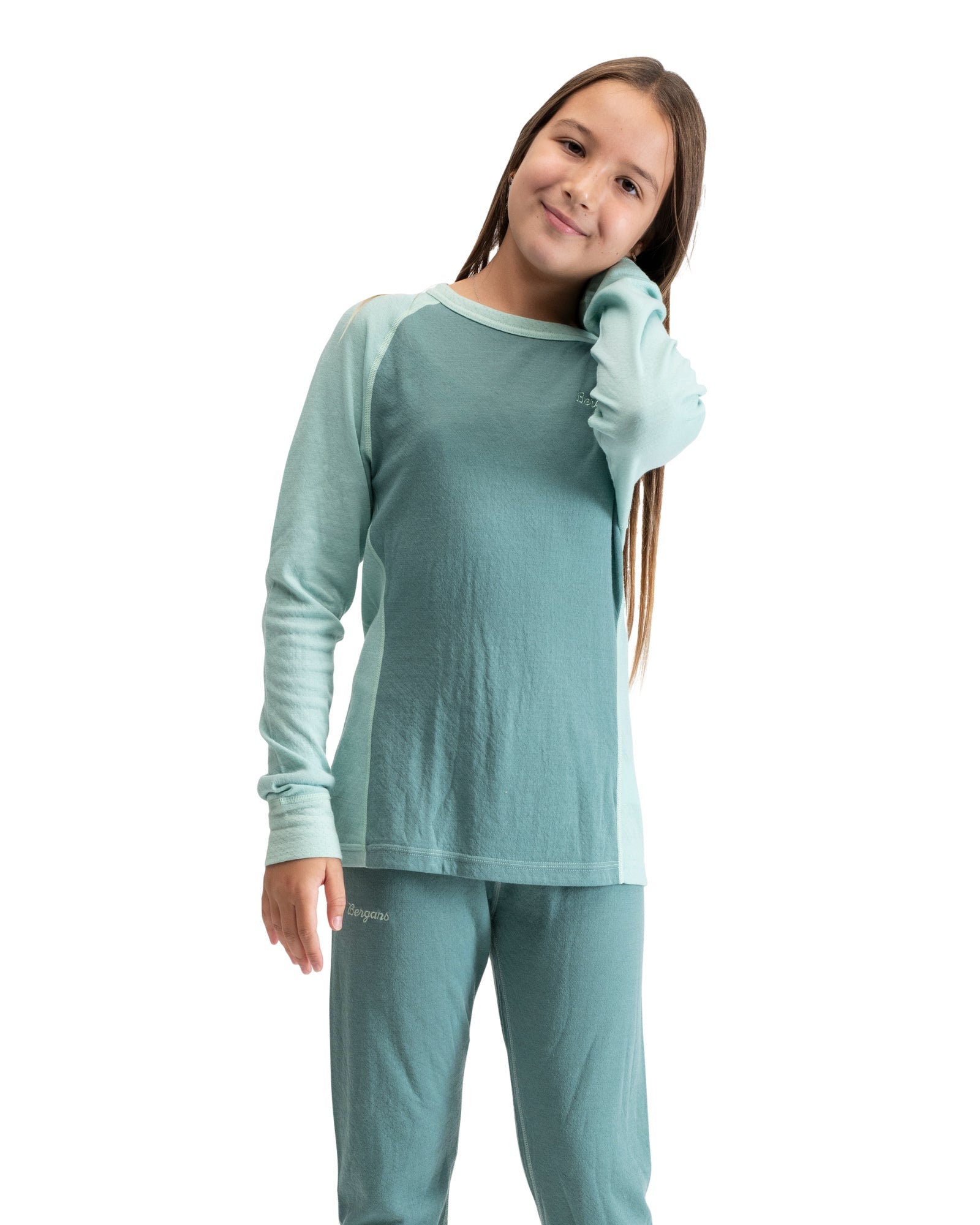 Bergans INNER:DUAL MERINO JUNIOR LONG SLEEVE - Unterwäsche bei PeakStyle