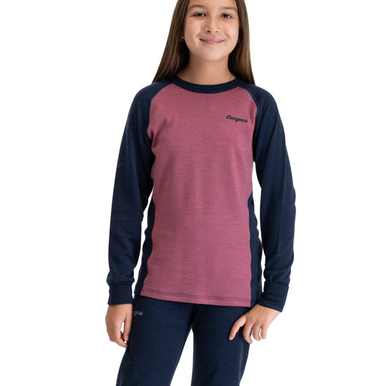 Bergans INNER:DUAL MERINO JUNIOR LONG SLEEVE - Unterwäsche bei PeakStyle