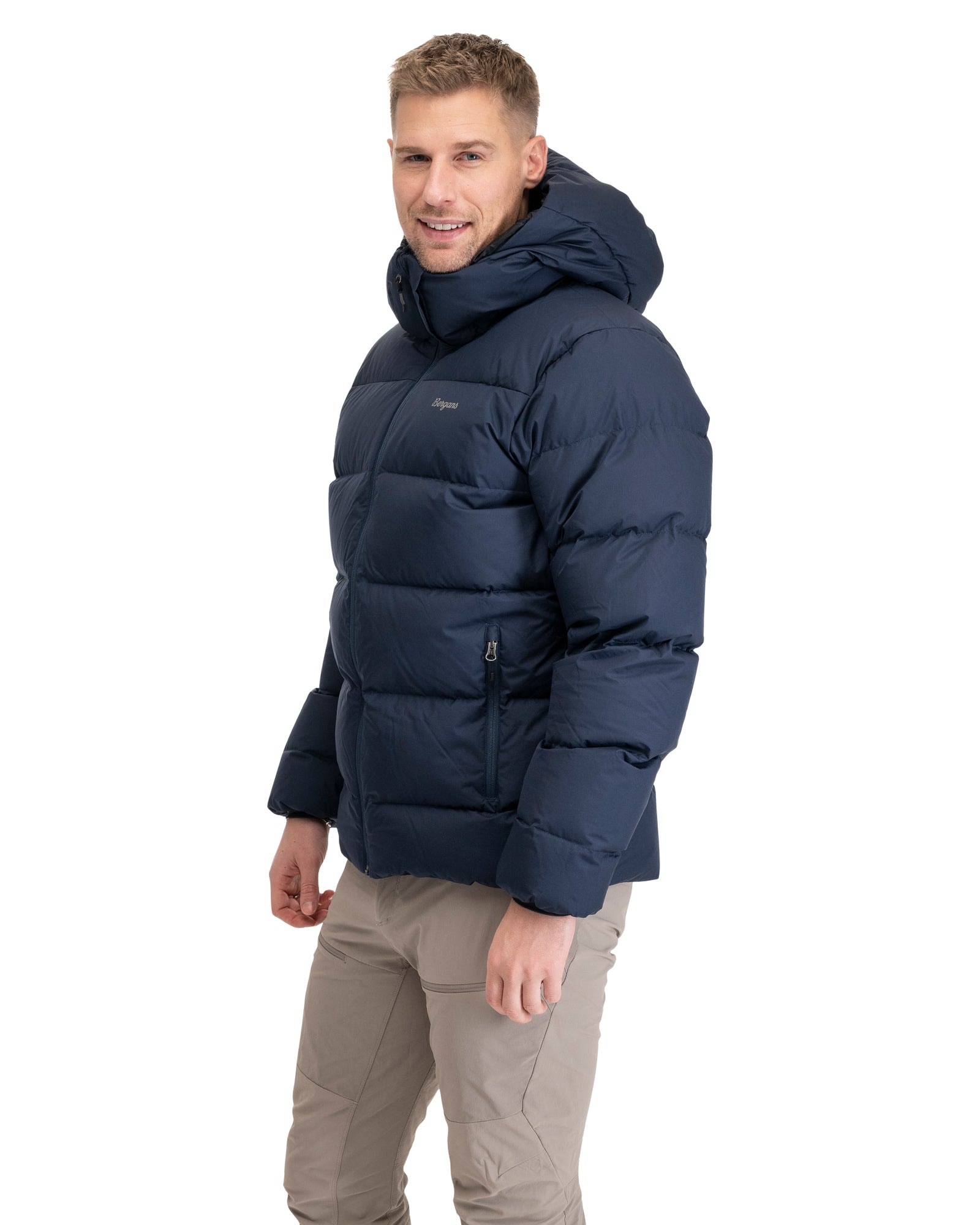 Bergans M LAVA WARM DOWN JACKET W/HOOD - Daunenjacken bei PeakStyle