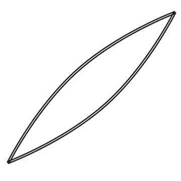 Bergans OUTER CHINE ROD TO 15.5' - bei PeakStyle