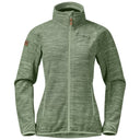 Bergans W HAREID FLEECE JACKET NOHOOD - Jade Green XS Oberbekleidung - PeakStyle