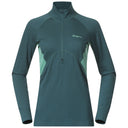 Bergans W INNER PURE MERINO HALF ZIP - PeakStyle