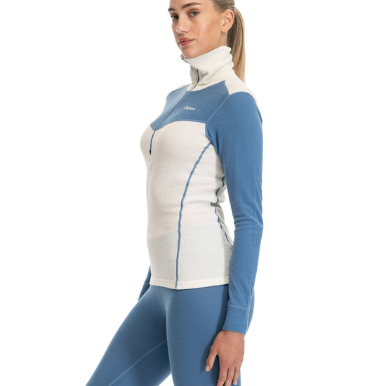 Bergans W INNER:DUAL MERINO HALF ZIP - Unterwäsche bei PeakStyle