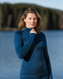 Bergans W INNER:PURE MERINO HALF ZIP - Unterwäsche bei PeakStyle
